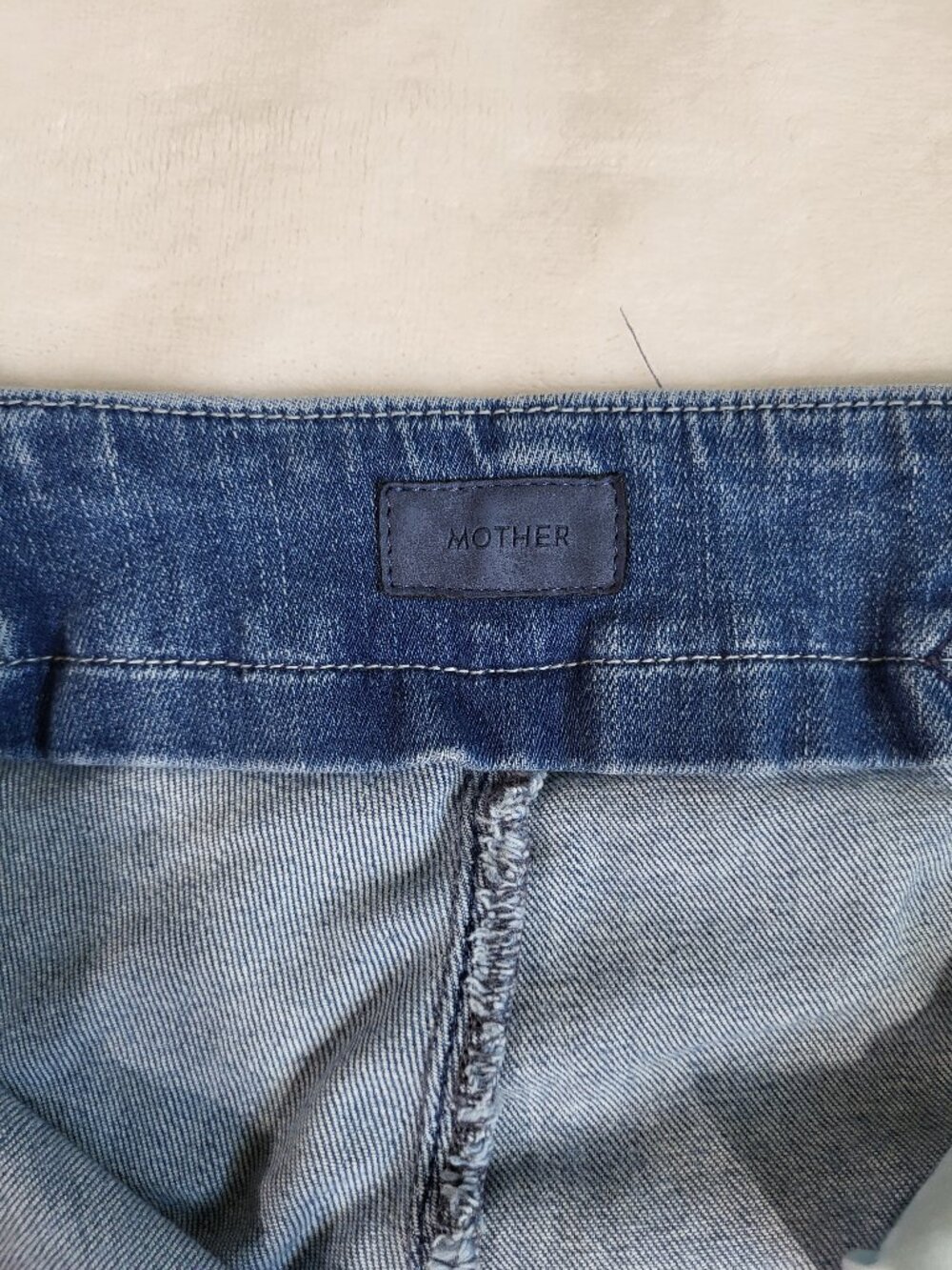 Mother The Cinch Greaser Ankle Jeans in Sorry I'm Staring Wide Leg Boho Coastal - Picture 5 of 14